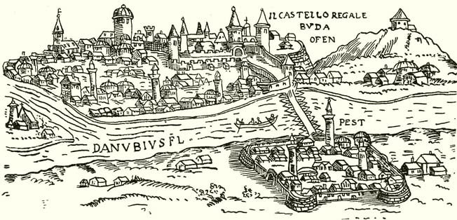 Buda és Pest a XVI. században.[217]