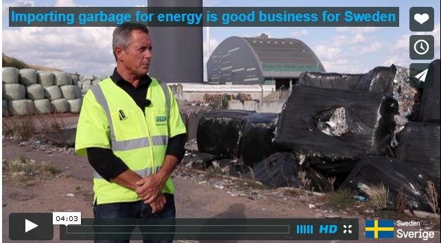 Importing garbage for energy is good business for Sweden from Sweden on Vimeo.