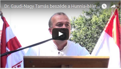 Dr. Gaudi-Nagy Tamás beszéde