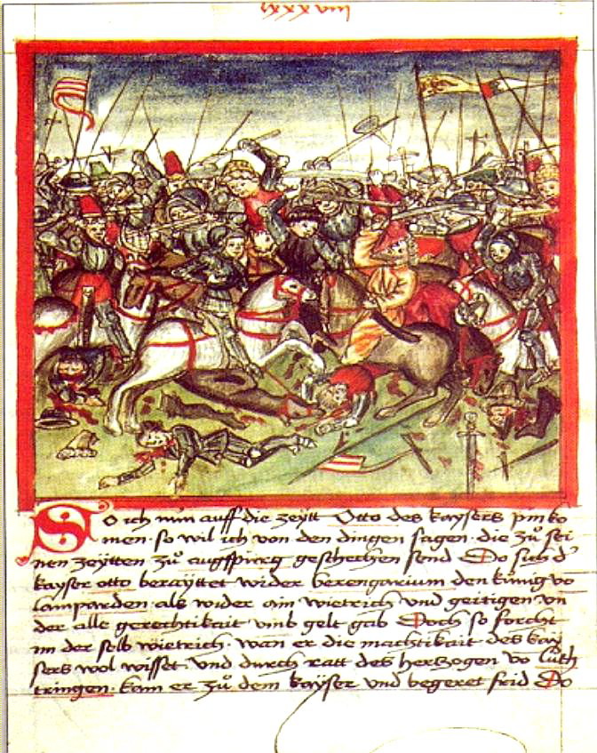 Lech-mezei csata, német krónika, Hektor Mülich, 1457