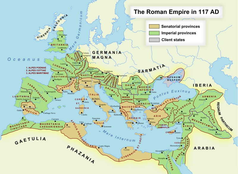 Így nézhettek ki a Római Birodalom provinciái Hadrianus korában