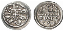 III. Béla, magyar király kettőskeresztes dénárja