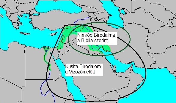 A Vízözön előtti Kusita Birodalom és Nimród Birodalma 